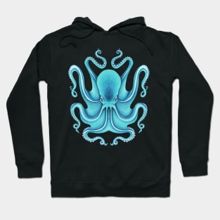 Turquoise Octopus Hoodie